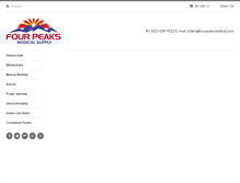 Tablet Screenshot of fourpeaksmedical.com